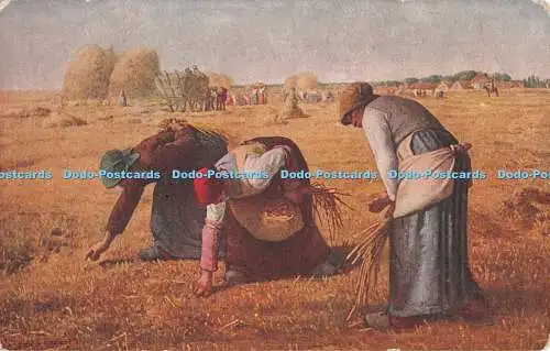R318474 33 The Gleaners von J F Miller Bis vor kurzem in der Louvre Gallery Repro