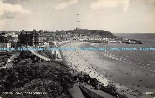 R317030 South Bay Scarborough L5139 D Valentines Silveresque 1960