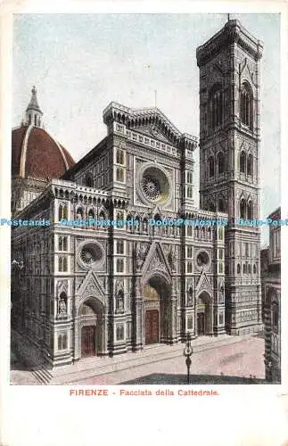 R313755 Firenze Facciata della Cattedrale Postkarte