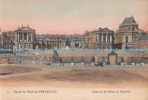 R317126 2 Fassade du Palais de Versailles Vorderseite des Schlosses Versailles M Mor