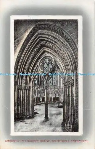 R313894 Southwell Cathedral Doorway in Chapter House H Kemp V and S