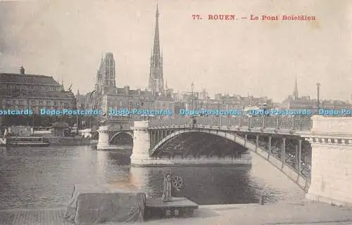 R318697 Rouen Le Pont Boieldieu Postkarte