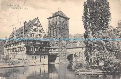 R315662 Nürnberg Der Henkersteg Hermann Martin 3017 1909