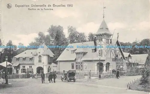 R318752 Exposition Universelle de Bruxelles 1910 Pavillon de la Fermiere Nels Er