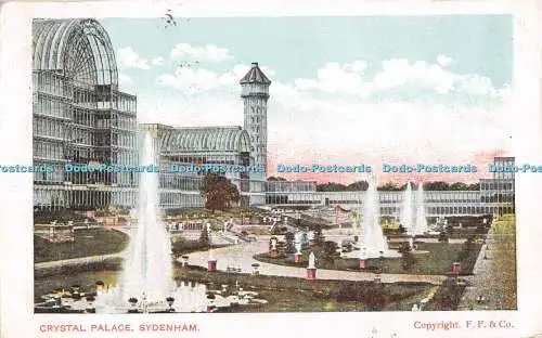 R318783 Sydenham Crystal Palace Postkarte F F