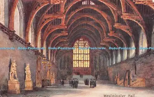 R318801 Westminster Hall The Houses of Parliament Interiors Tuck Oilette 7906 Ch