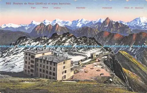 R318810 Rochers de Naye et Alpes Bernoises Eigermönch Mehr Brunner