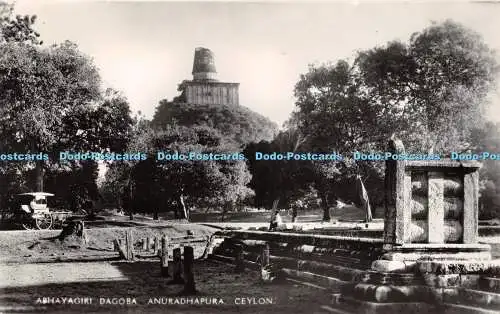 R315832 Ceylon Anuradhapura Abhayagiri Dagoba Platte No 66