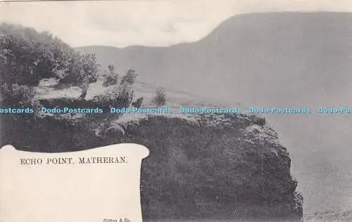 R320395 Echo Point Matheran Clifton und Co Postkarte