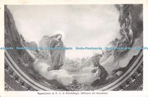 R314239 Apparizione di N S di Montallegro Affresco del Barabino Proprieta del Sa