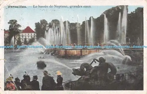 R317561 Versailles Le bassin de Neptune grandes eaux 1910