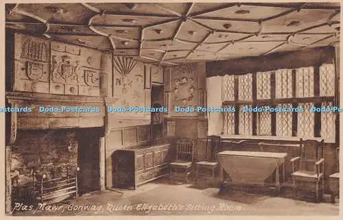 R319047 Plas Mawr Conway Queen Elizabeths Wohnzimmer F Frith and Co Ltd Reigat