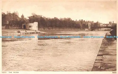 R316015 York The River Photochrom Postkarte