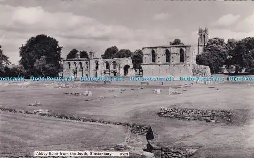 R319108 Abbey Ruins from the South Glastonbury 8571 RP Postkarte