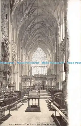 R317702 York Minster The Choir and East Window