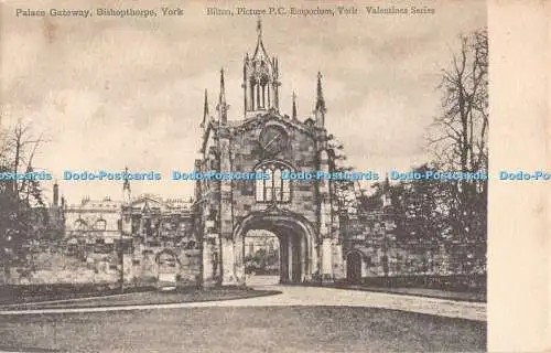 R316103 York Bishopthorpe Palace Gateway Bilton Valentines Serie Bild P C Em