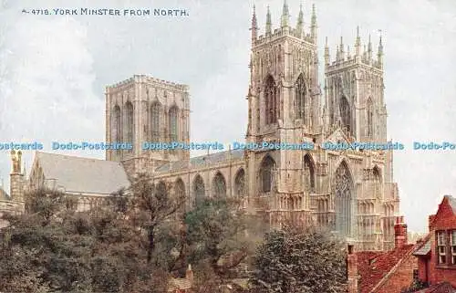 R320642 York Minster aus North Photochrom Celesque Serie