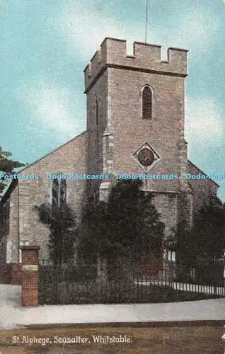 R322558 St Alphege Seasalter Whitstable Fine Art Postkarte Christian Novels Publ
