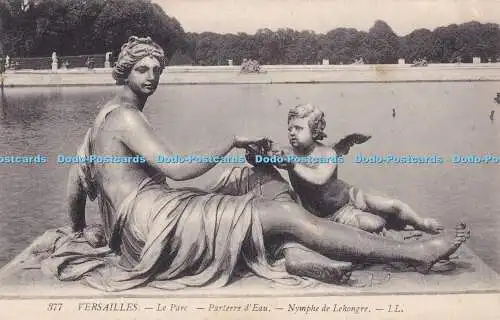 R319202 Versailles 377 Le Parc Parterre d Eau Nymphe de Lehongre LL Carte Postal