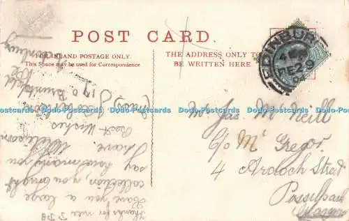 R322619 Holyrood Palace Edinburgh Reliable Series W R and S 1904
