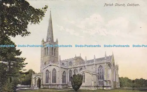 R319340 Parish Church Oakham Woodbury Series No 2947 1910
