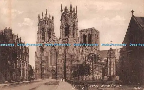 R320906 York Minster West Front Frith No 58685