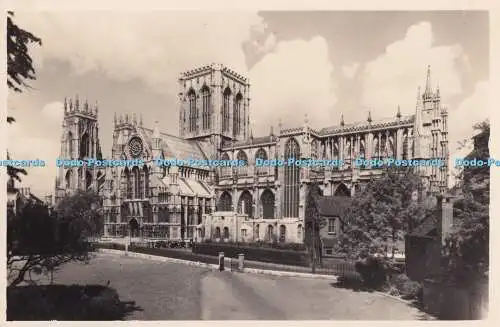 R319493 South Side York Minster W J grün