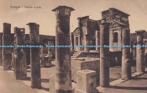 R319501 Pompeji Tempio d lside R Zedda Postkarte