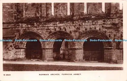 R318077 S 3850 Norman Arches Furness Abbey Kingsway Echtfoto Serie