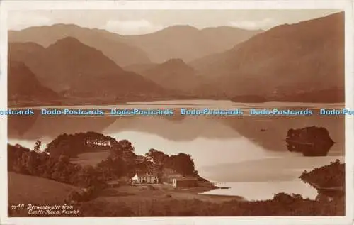R321004 Keswick Derwentwater aus Castle Head G P Abraham RP 1938
