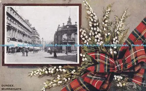 R319604 Dundee Murraygate Bonnie Schottland Tuck Oilette Tartan Ansicht Postkarte 1909