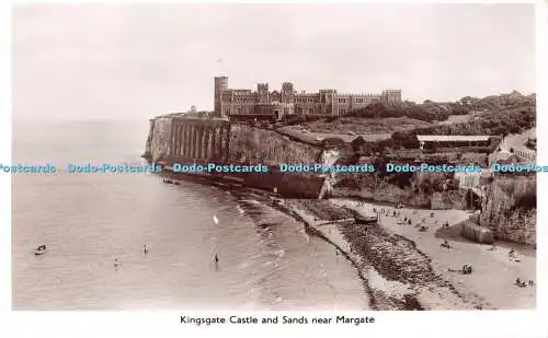 R318166 Kingsgate Castle and Sands near Margate A H and S Paragon Series RP