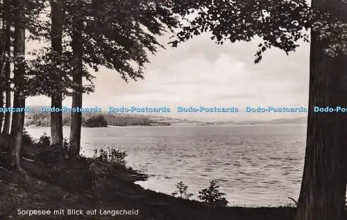 R319617 Sorpesee mit Blick auf Langscheid Jahre Cramers Kunstanstalt Agfa