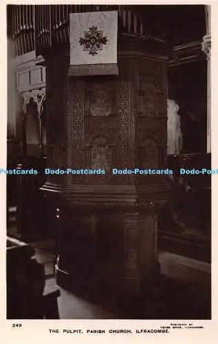 R323006 249 The Pulpit Parish Church Ilfracombe Twiss Bros