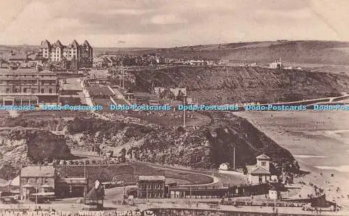 R319681 Whitby West Cliff Richter 18473 Postkarte 1913