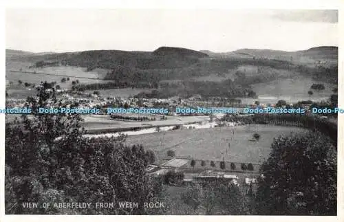 R321153 Blick auf Aberfeldy vom Weem Rock D und S K Ideal Serie Davidson Silber