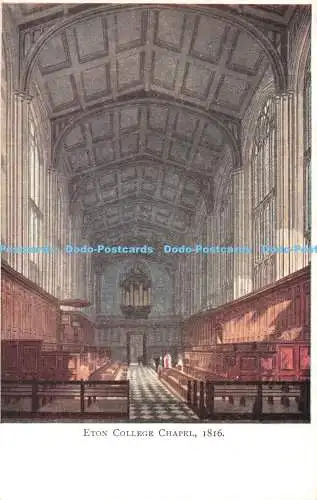 R323128 Eton College Chapel 1816