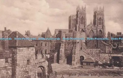 R319875 York Minster and Bootham Bar Frith No 32032