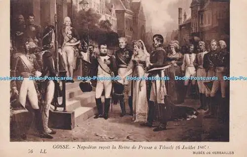 R319882 Musee de Versailles Gosse Napoleon Recoit la Reine de Prusse a Tilssilt