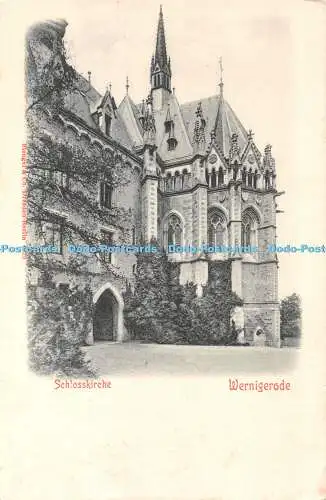 R323252 Schlosskirche Wernigerode Stengel 9126 Es grune die Tanne Es wachse des