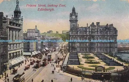 R319920 Edinburgh Princes Street Looking East M J Caledonia Series North British