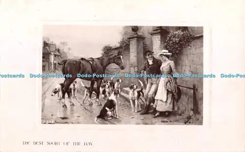 R321452 The Best Sport of the Day Rotary Photographic Plate Sunk Gem Series