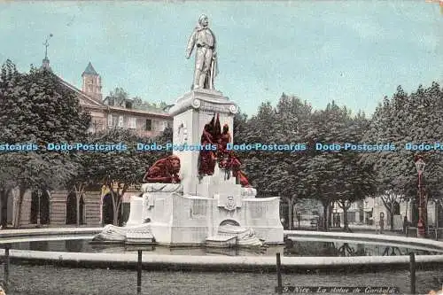 R321535 Schönes La statue de Garibaldi Aqua Foto 1910