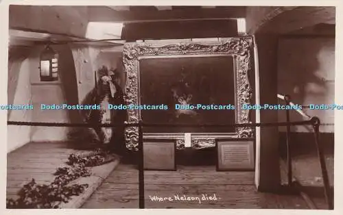 R320186 Wo Nelson starb Postkarte