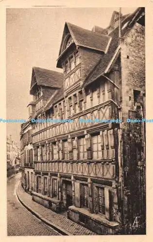 R321858 Caen Maison des Quatrans XVI siecle Rue de Geole Le Pays Normand A Frome