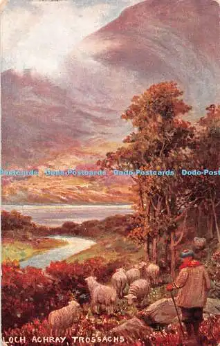 R321899 Trossachs Loch Achray S Hildesheimer Scottish Series No 5361