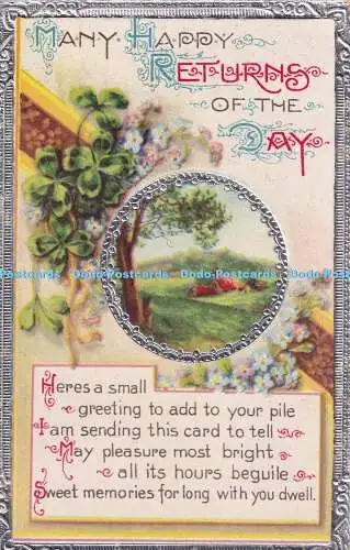 R323901 Viele glückliche Returns des Tages Hier ist ein kleiner Gruß für Ihren Stapel