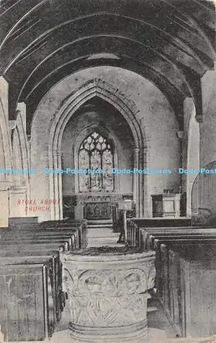 R322229 Stoke Abt Kirche Postkarte 1906