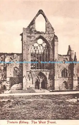 R322262 Tintern Abbey The West Front Harvey Barton