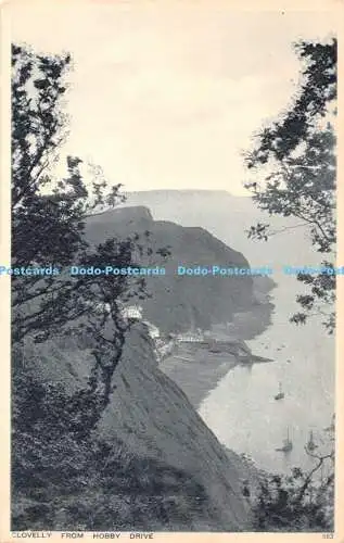 R322352 Clovelly von Hobby Drive Photochrom